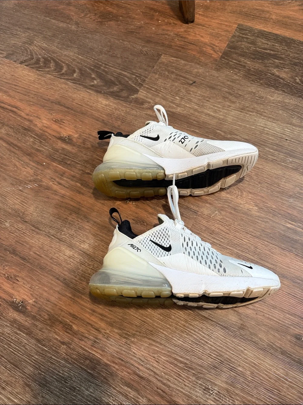 Nike Air Max 270 Sneakers — White/Black US size 6